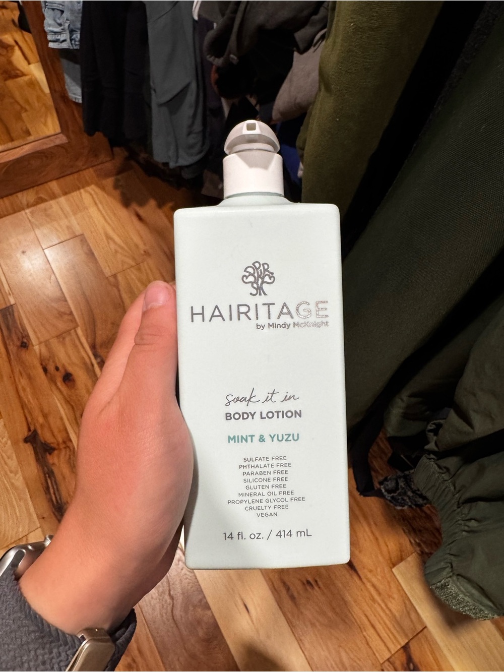 Hairitage Mint & Yuzu Body Lotion